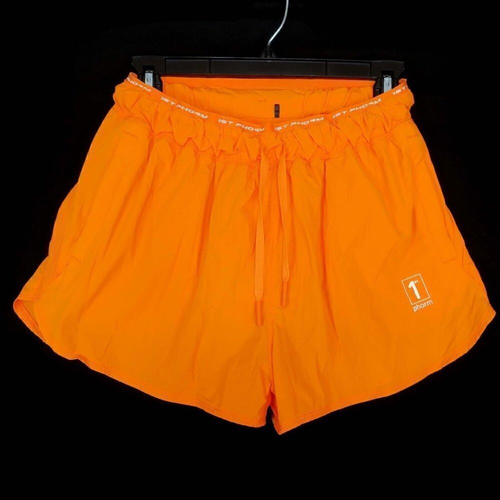 1st Phorm Athletic Womens Orange Shorts Athleisure Gym Running Small